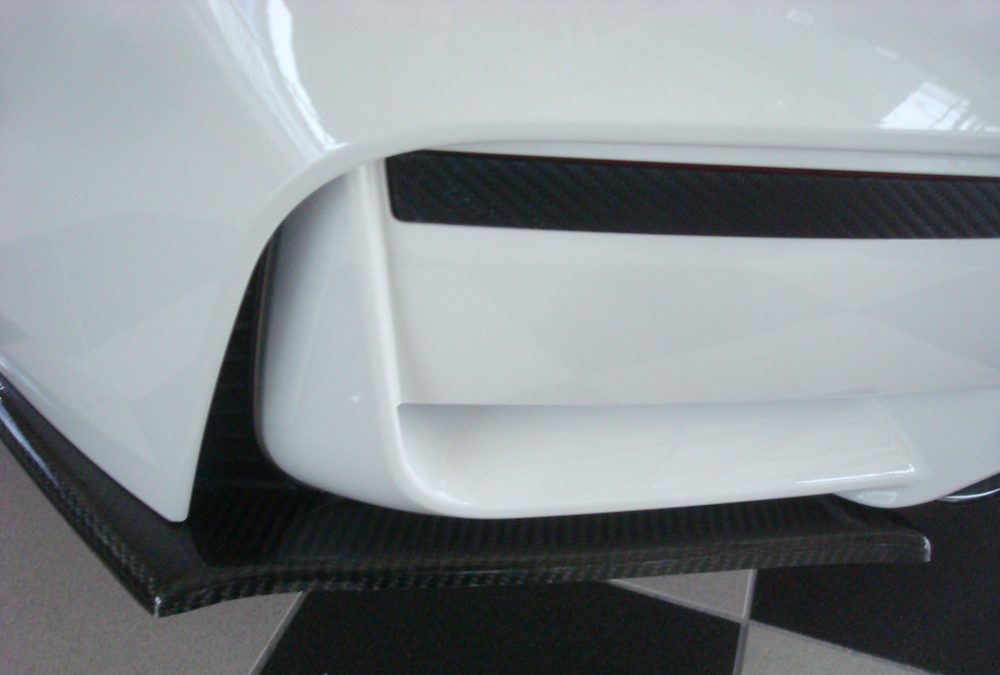 Splitter lateral trasero de carbono Rieger para BMW M4 F82/F83 y M3 F80