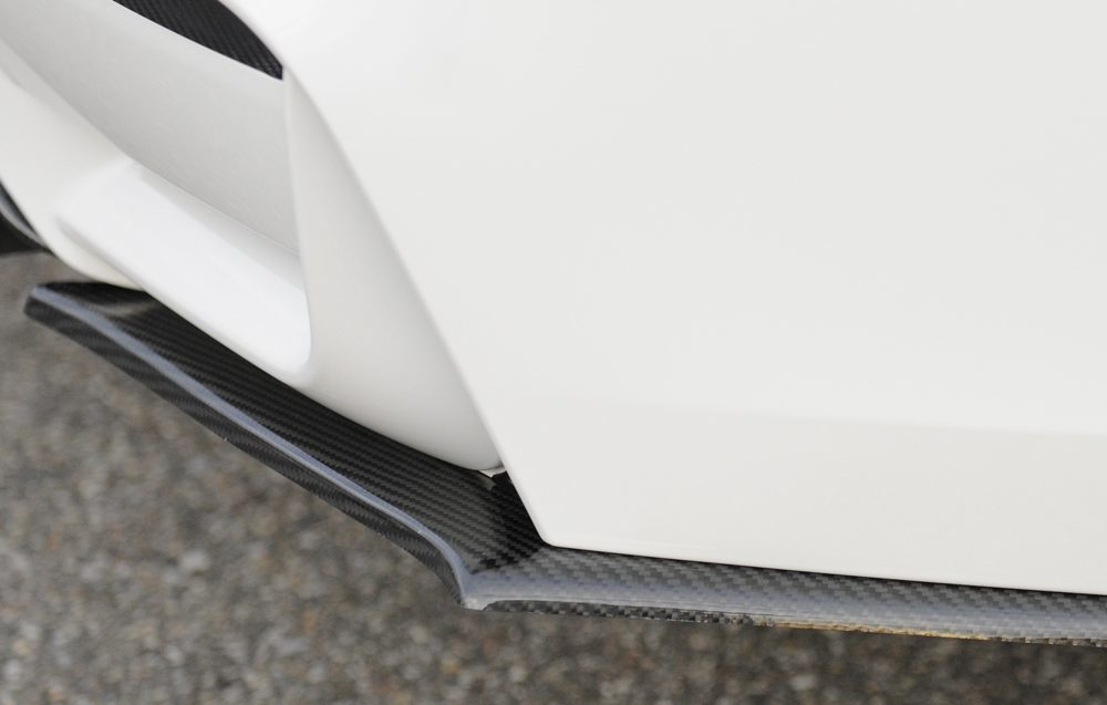 Splitter lateral trasero de carbono Rieger para BMW M4 F82/F83 y M3 F80