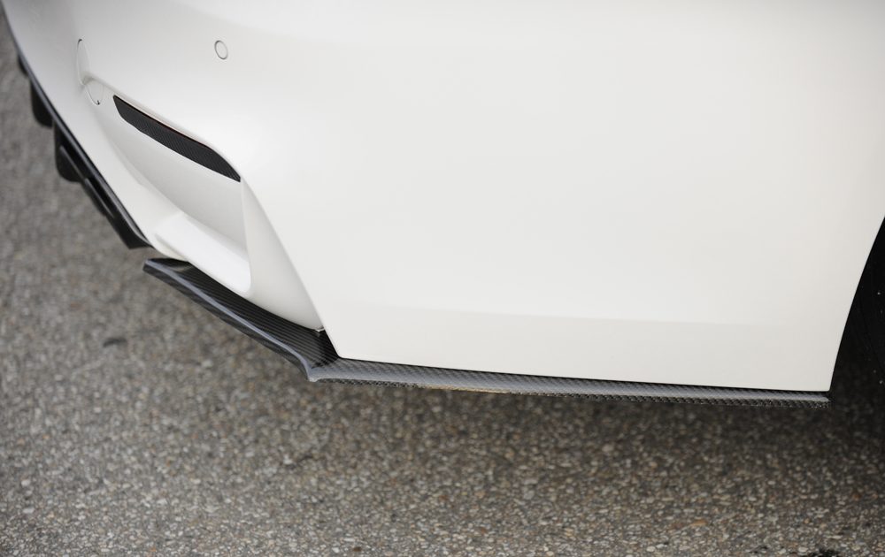 Splitter lateral trasero de carbono Rieger para BMW M4 F82/F83 y M3 F80