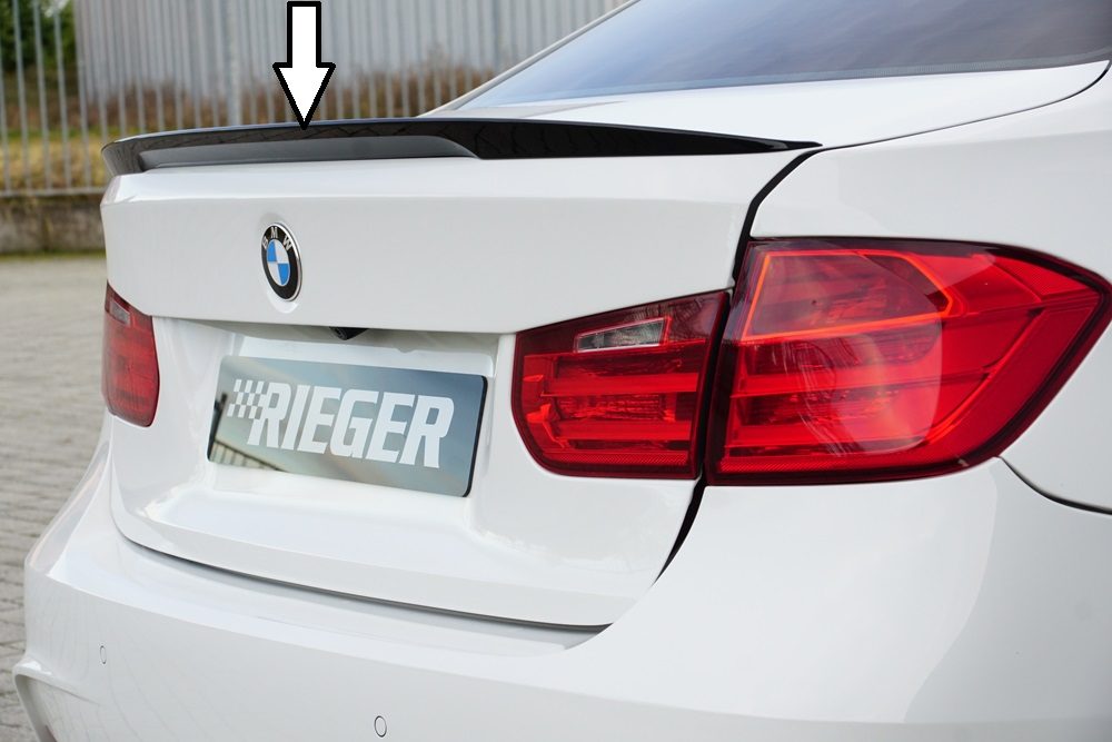 Alerón de portón BMW M Performance para BMW Serie 3 F30 y M3 F80 – negro mate, BMW M3 F80 sedán