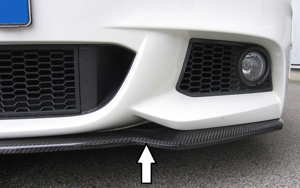 Splitter de carbono Rieger para BMW Serie 5 F10/F11