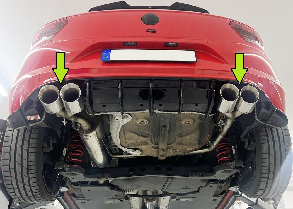 Silencioso de escape FOX para Volkswagen Polo R-Line AW – 1.0 70/85 kW; desde 2017