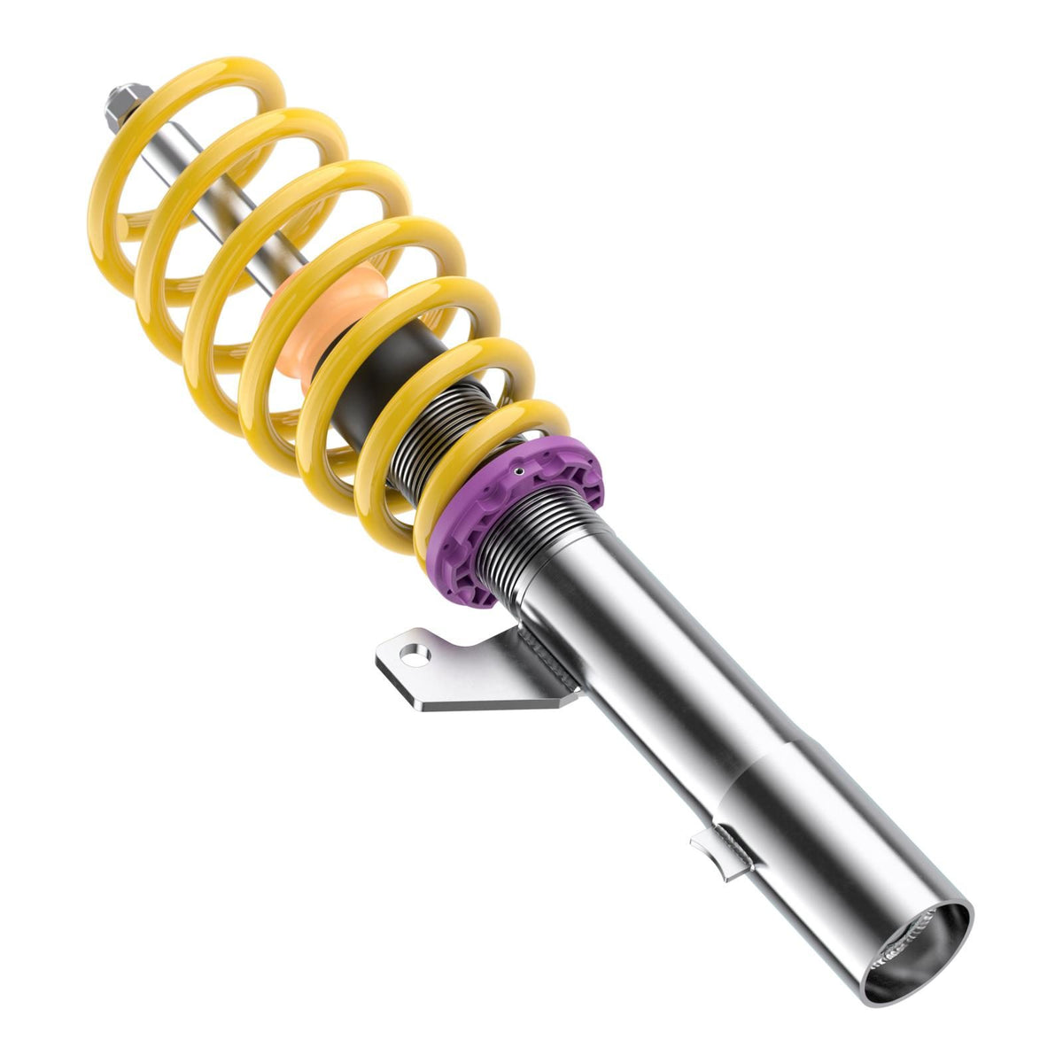 Suspensión roscada KW V2 inox Cupra Leon KL 5 puertas 2.0 TDI 110 kW / 2.0 TSI 140/180/221 kW / 1.5 TSI/eTSI 110 kW (con kit de desactivación de la amortiguación electrónica)