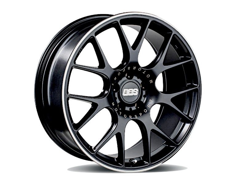 Llanta BBS CH-R 9.5x19" ET30 5x112 concavidad 2, negro mate con protector inox