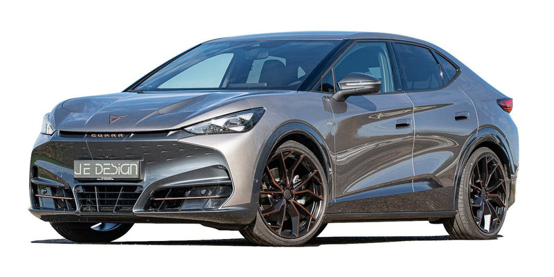 Juego de 4 ruedas completas de verano JE DESIGN Rubi Copper-R con muelles de rebaje, Cupra Tavascan VZ / 4WD