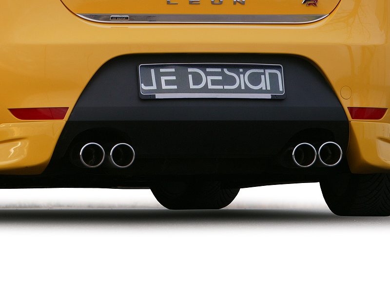 Silencioso trasero JE DESIGN inox Seat Leon 1P 118–195 kW (2 salidas de 90 mm por lado)