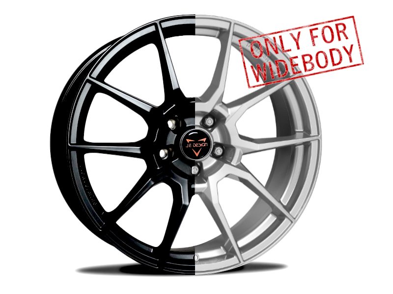Llanta JE DESIGN Performance 10.0x19" ET30 5x112 racing silver para Cupra Leon KL WIDEBODY RS