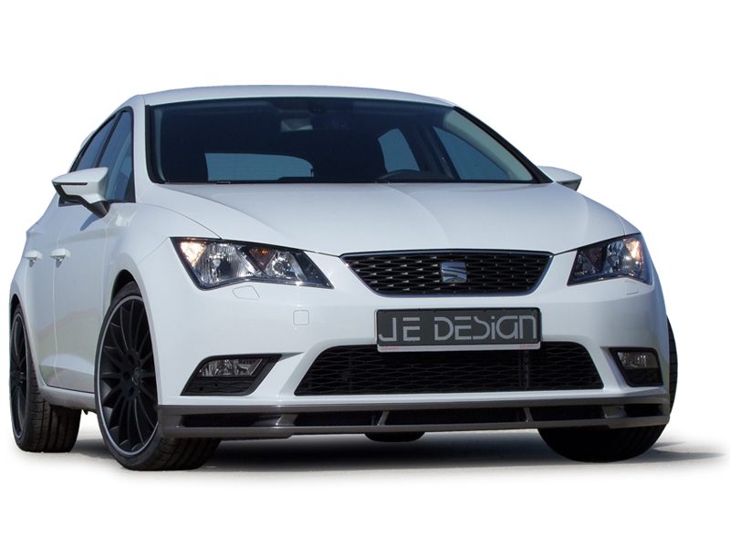 Spoiler delantero JE DESIGN efecto carbono Seat Leon 5F (desde 11/2012, no FR/Cupra)