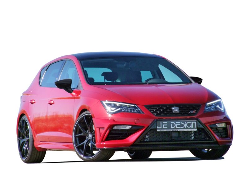 Añadido de paragolpes delantero JE DESIGN de 3 piezas Seat Leon 5F (FR desde 01/2017 / Cupra desde 02/2017)
