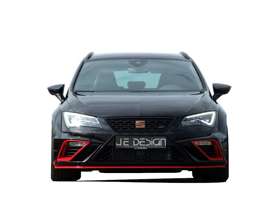 Embellecedores grandes de toma de aire JE DESIGN izquierda y derecha Seat Leon 5F FR/Cupra restyling