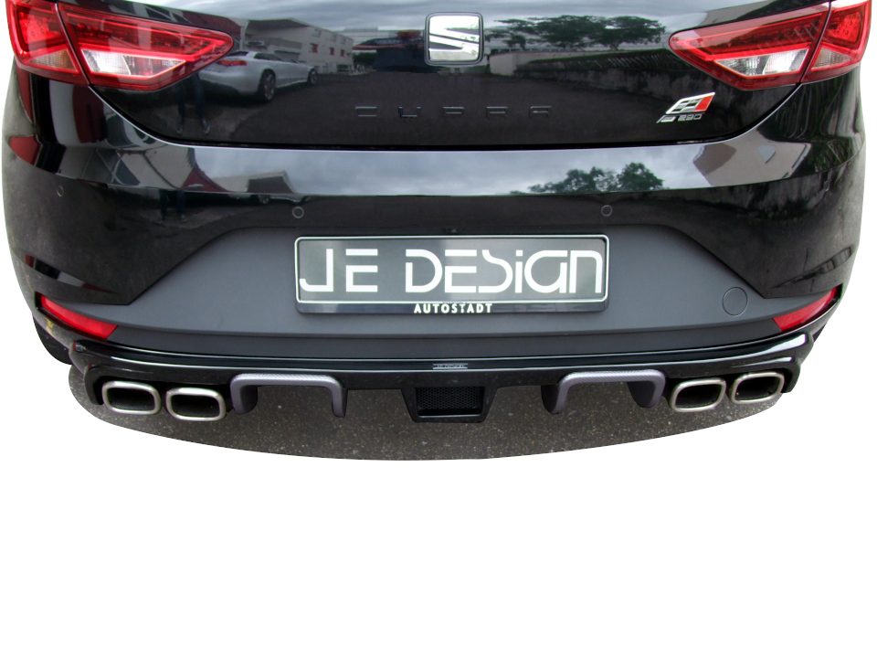 Faldón trasero JE DESIGN Seat Leon 5F Cupra 3 y 5 puertas