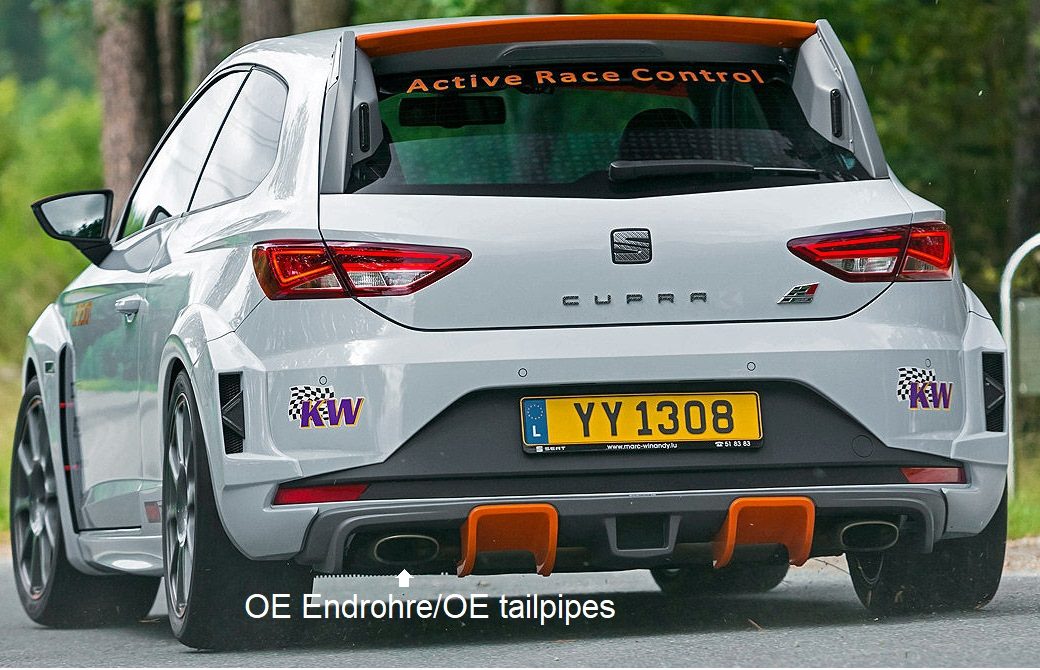 Faldón trasero JE DESIGN Seat Leon 5F Cupra 3 y 5 puertas
