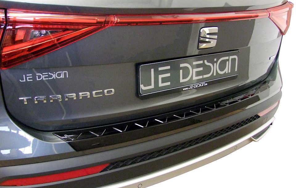 Protector del borde de carga JE DESIGN negro brillo Seat Tarraco KN, incluido FR (adhesivo)