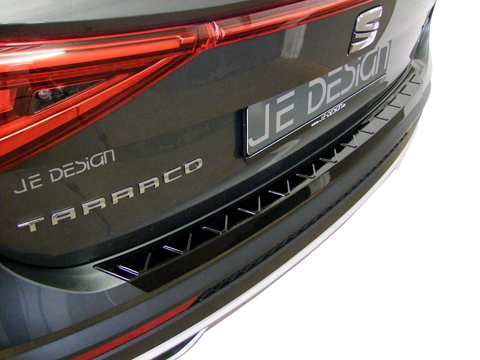 Protector del borde de carga JE DESIGN negro brillo Seat Tarraco KN, incluido FR (adhesivo)