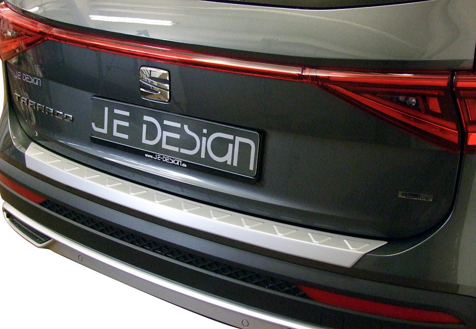 Protector del borde de carga JE DESIGN plata mate Seat Tarraco KN, incluido FR (adhesivo)