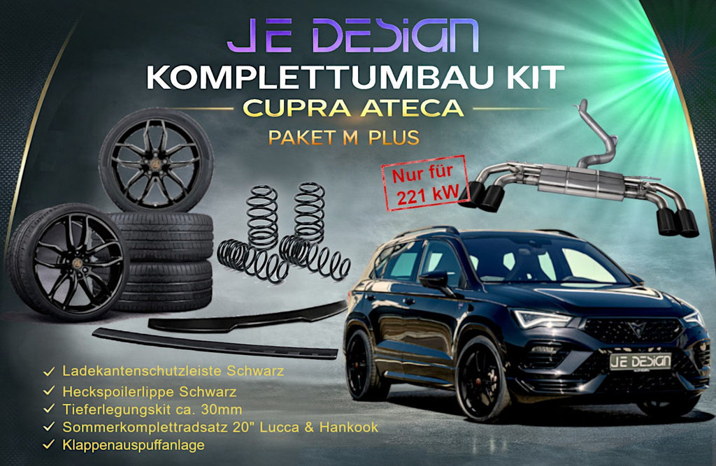 Kit de transformación JE DESIGN Black Edition M Plus Cupra Ateca 5FP 2.0 TSI 300 CV