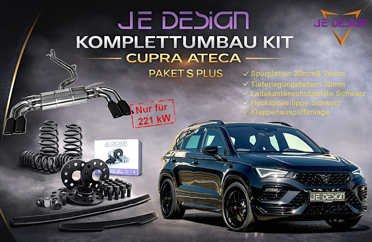 Kit de transformación JE DESIGN Black Edition S Plus Cupra Ateca 5FP 2.0 TSI 300 CV
