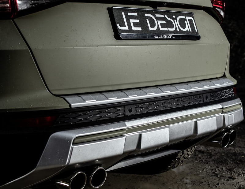 Protector del borde de carga JE DESIGN plata mate Seat / Cupra Ateca 5FP (adhesivo)