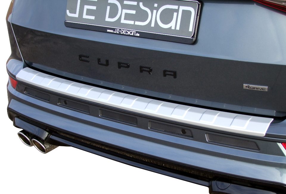 Protector del borde de carga JE DESIGN plata mate Seat / Cupra Ateca 5FP (adhesivo)