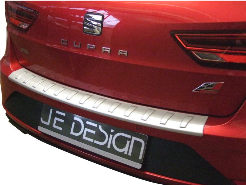 Protector del borde de carga JE DESIGN plata mate Seat Leon 5F ST (adhesivo)