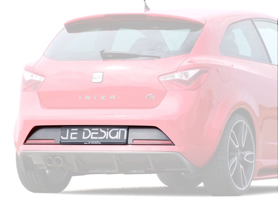 Embellecedor trasero JE DESIGN efecto carbono Seat Ibiza 6J FR 3 y 5 puertas (no ST)