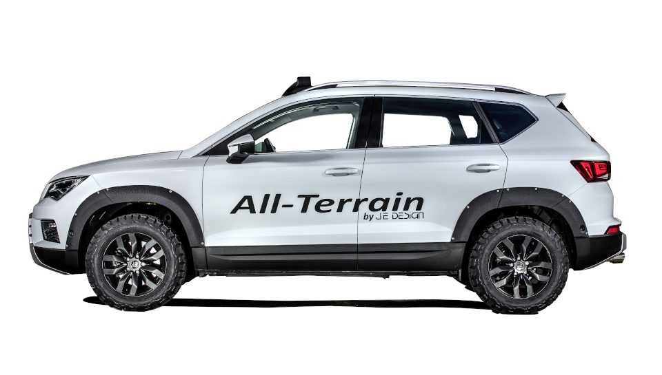 Kit de elevación JE DESIGN Seat Ateca 5FP con anillos separadores, unos 25 mm