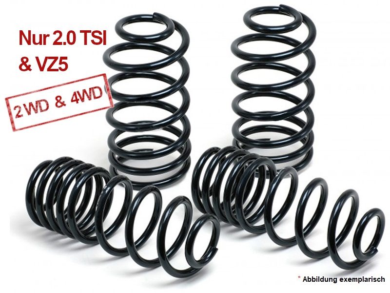 Kit de rebaje JE DESIGN Cupra Formentor KM 2.0 TSI y VZ5 (unos 50/40 mm en 2.0 TSI / 35/30 mm en VZ5)