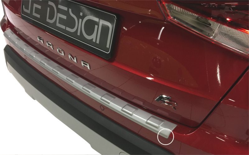 Protector del borde de carga JE DESIGN plata mate Seat Arona KJ (adhesivo)