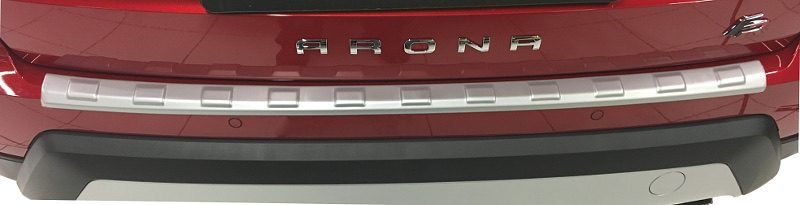 Protector del borde de carga JE DESIGN plata mate Seat Arona KJ (adhesivo)