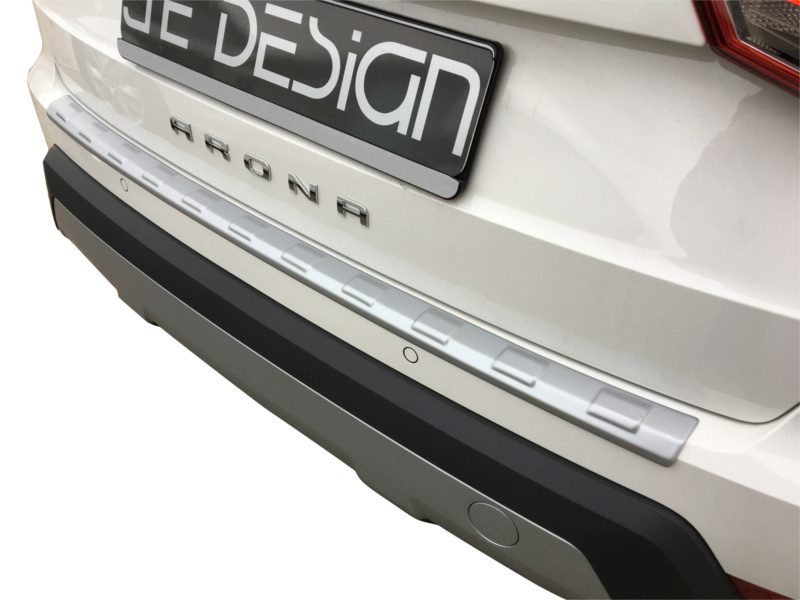 Protector del borde de carga JE DESIGN plata mate Seat Arona KJ (adhesivo)