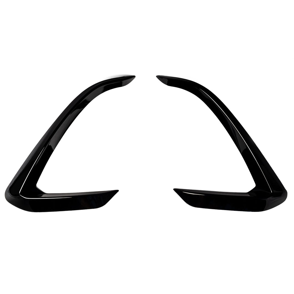 Marcos de salida de aire JE DESIGN de 2 piezas negro brillo Cupra Leon KL ST (no restyling 2025)