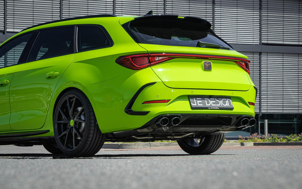 Alerón trasero JE DESIGN de 2 piezas negro brillo Seat / Cupra Leon KL Sportstourer