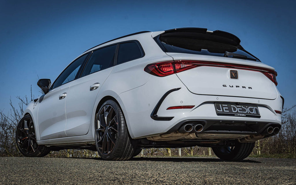 Alerón trasero JE DESIGN de 2 piezas negro brillo Seat / Cupra Leon KL Sportstourer