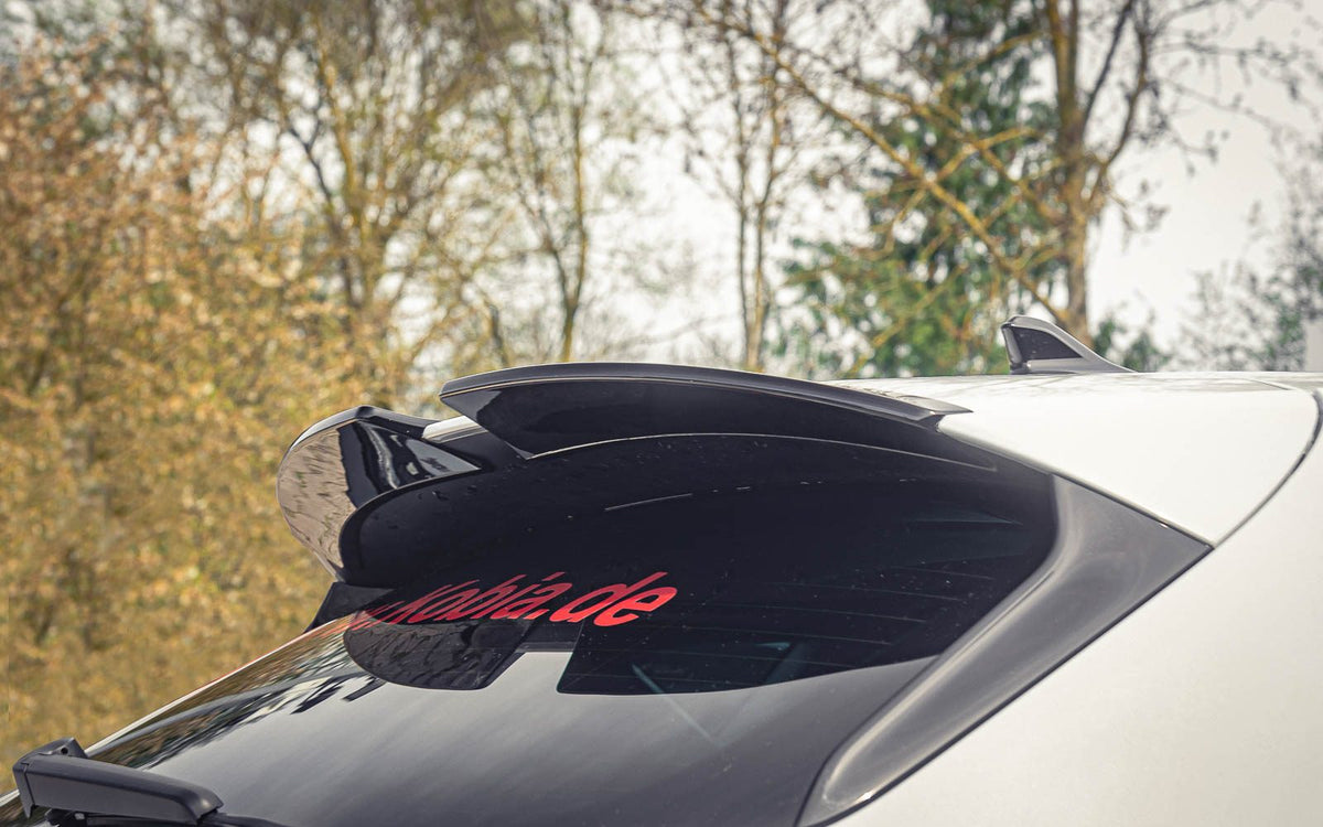Alerón trasero JE DESIGN de 2 piezas negro brillo Seat / Cupra Leon KL (no ST)