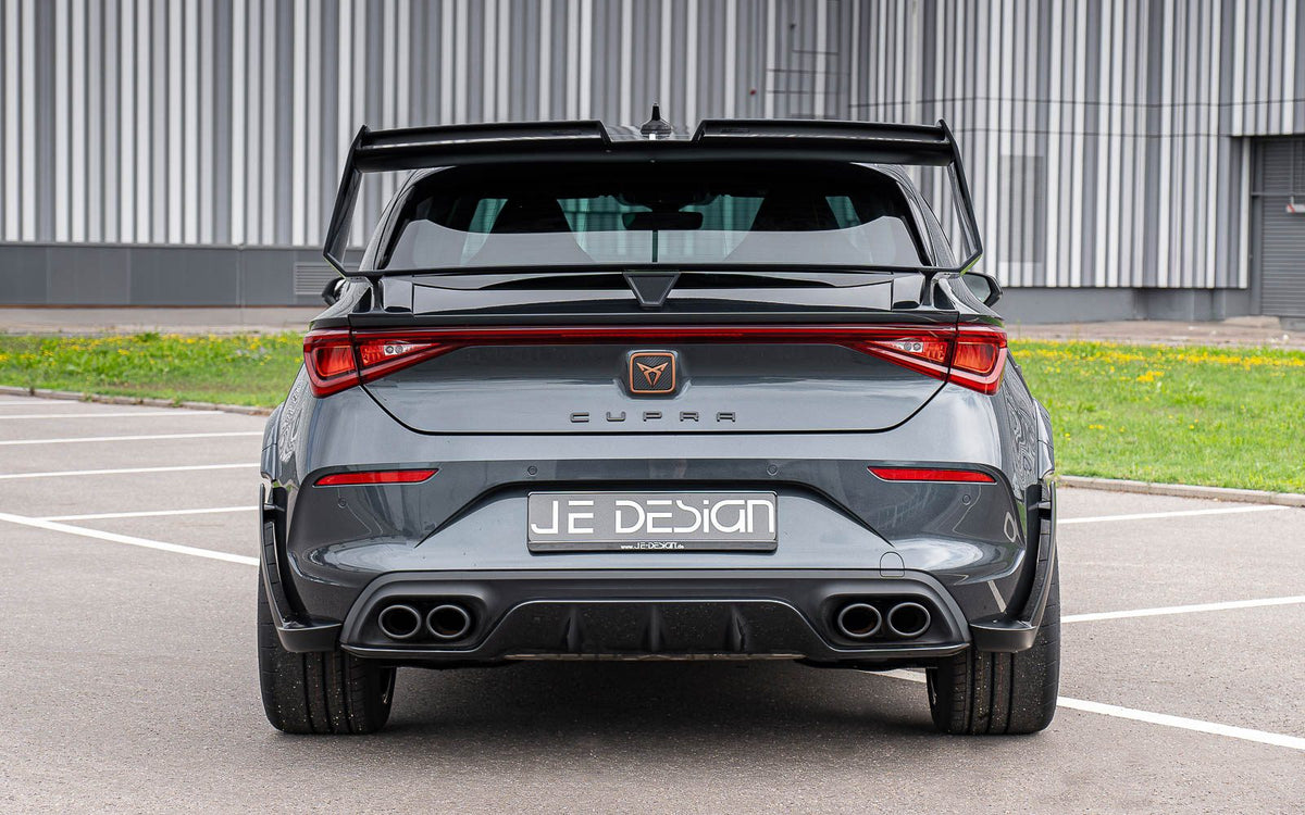 Alerón JE DESIGN con soporte de cuello de cisne CUPRA / SEAT Leon KL 5 puertas (anterior al restyling)