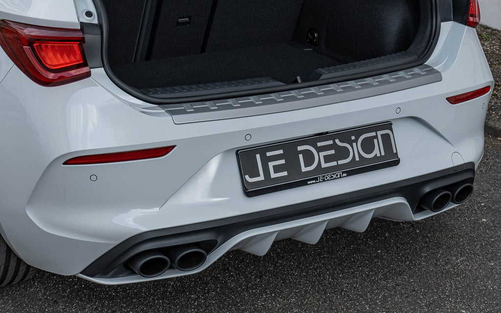 Protector del borde de carga JE DESIGN plata mate Seat / Cupra Leon KL (adhesivo)