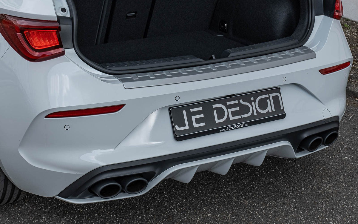 Protector del borde de carga JE DESIGN plata mate Seat / Cupra Leon KL (adhesivo)