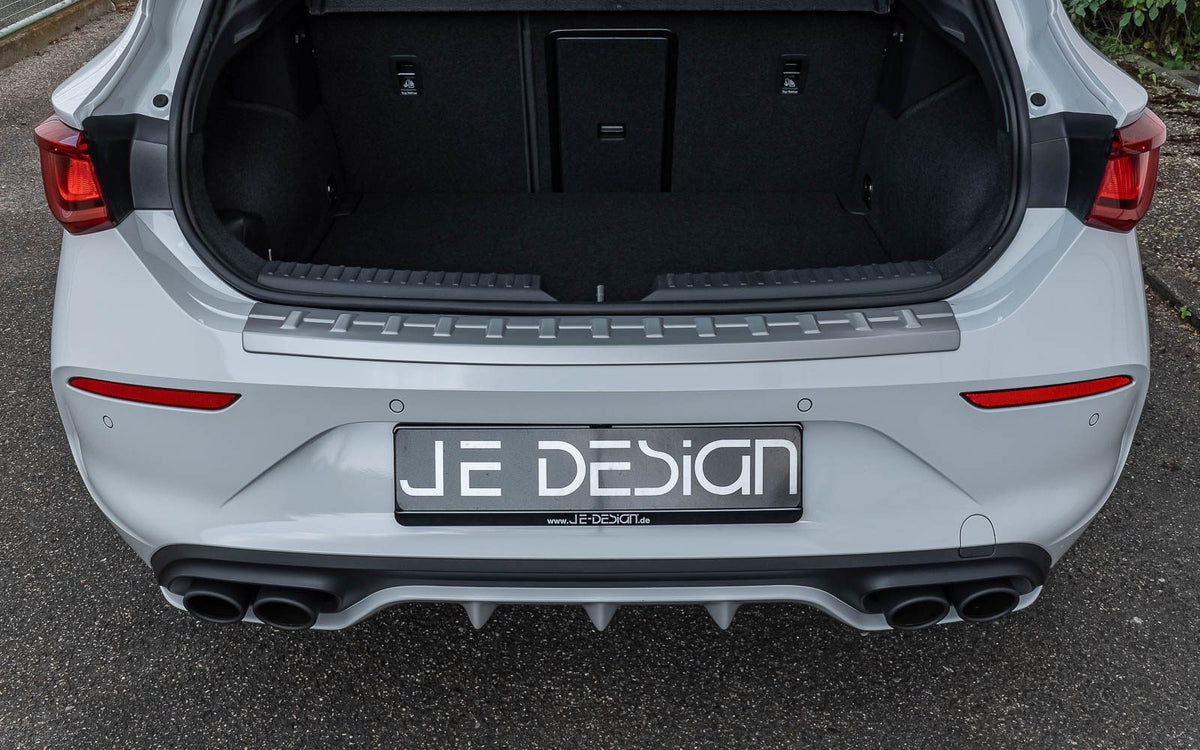 Protector del borde de carga JE DESIGN plata mate Seat / Cupra Leon KL (adhesivo)