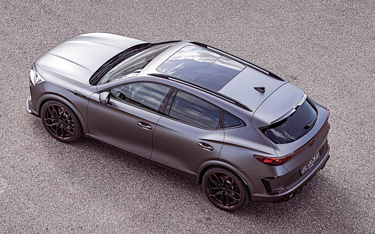 Marcos de salida de aire del paragolpes trasero JE DESIGN de 2 piezas negro brillo Cupra Formentor KM (no restyling 2025)