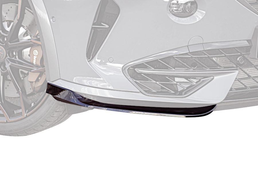 Spoiler delantero JE DESIGN de 2 piezas negro brillo Cupra Formentor KM (no restyling)