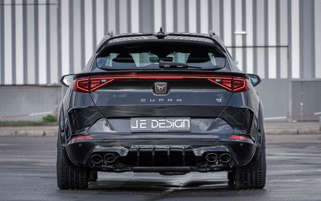 Alerón superior JE DESIGN con canal de aire central, carbono forjado, Cupra Formentor KM (incluido restyling 2025)