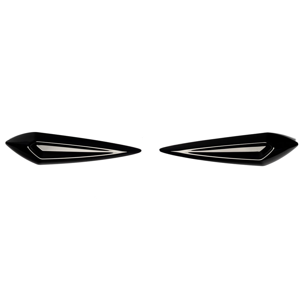 Embellecedores de salida de aire de aleta JE DESIGN de 2 piezas negro brillo Seat / Cupra Leon KL (incluido ST)
