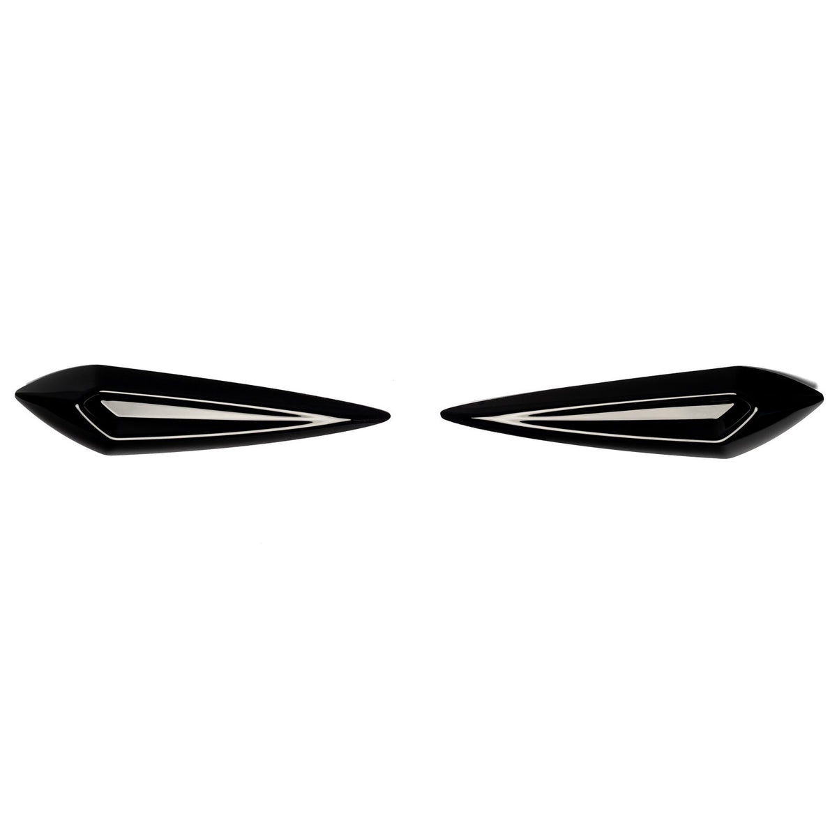 Embellecedores de salida de aire de aleta JE DESIGN de 2 piezas negro brillo Seat / Cupra Leon KL (incluido ST)