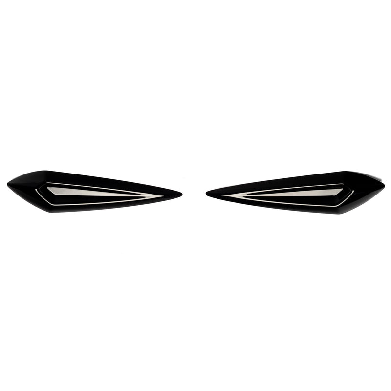 Embellecedores de salida de aire de aleta JE DESIGN de 2 piezas negro brillo Seat / Cupra Leon KL (incluido ST)