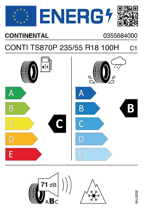 Juego de 4 ruedas completas de invierno JE DESIGN Avila 18" negro con Continental, Cupra Terramar KP (sin frenos Akebono)