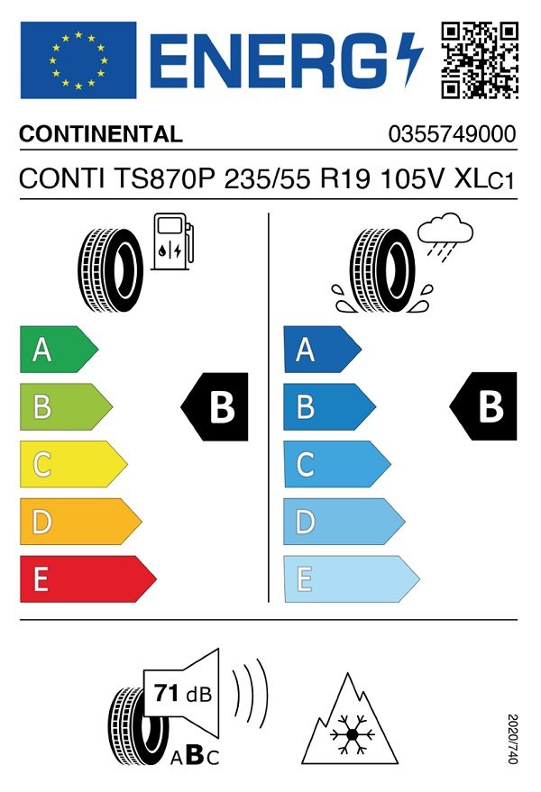 Juego de 4 ruedas completas de invierno JE DESIGN Avila 19" negro con Continental, Cupra Tavascan KR (solo 2WD / 210 kW)