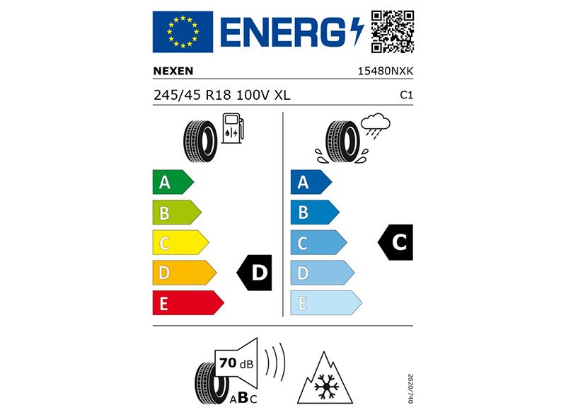 Juego de 4 ruedas completas de invierno JE DESIGN Lucca 18" negro con Nexen, Cupra Formentor KM (no VZ5)